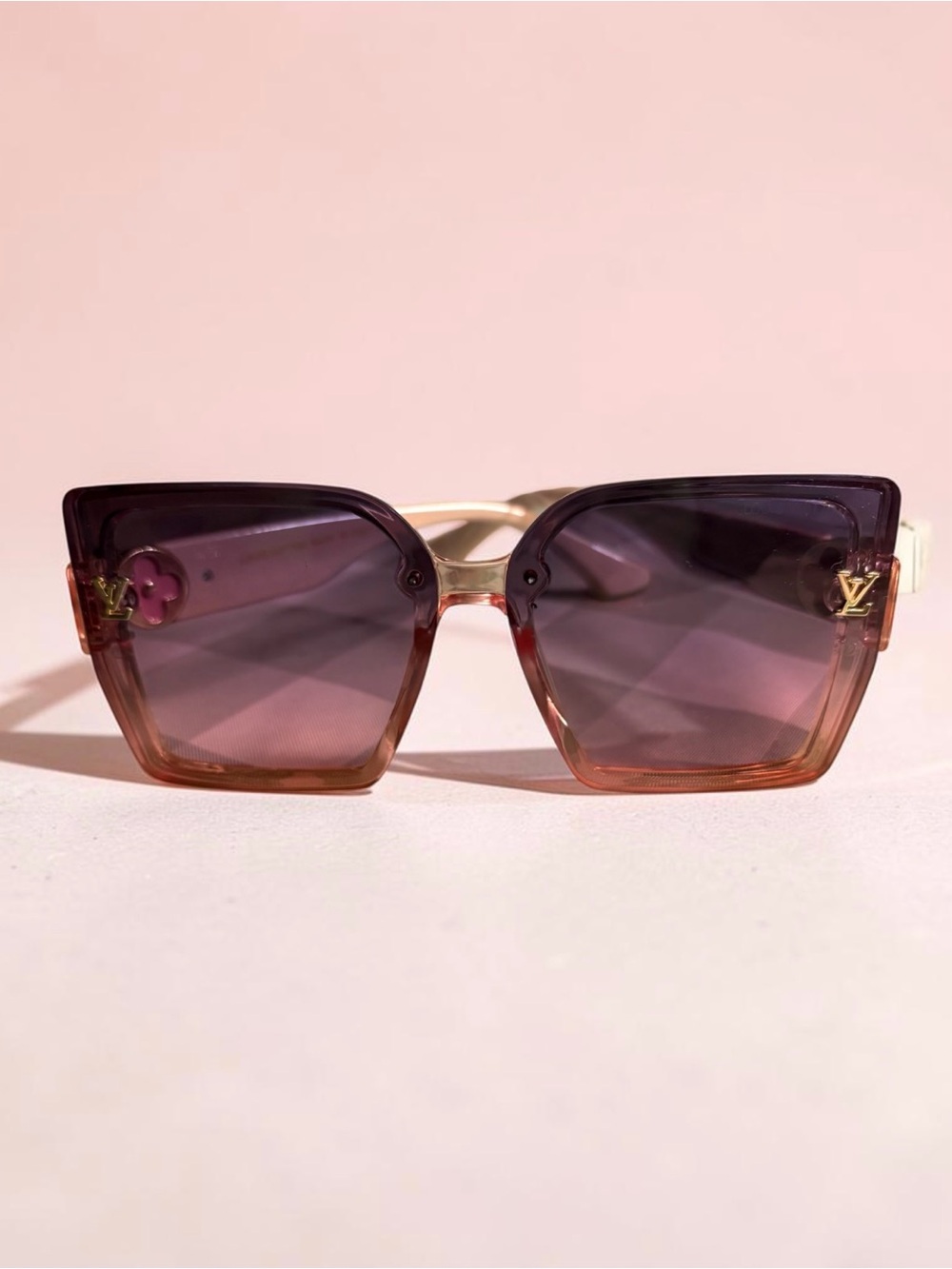 New Fun Sunglasses Pink Square